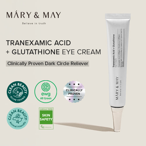 tranexamic acid glutathione Mary & May, Tranexamic Acid + Glutathione Eye Cream