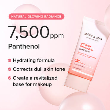 [Mary&May] Vegan Primer Glow Sun Cream SPF50+ PA++++ 50ml