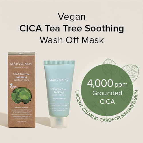 [Mary&May] Cica TeaTree Soothing Wash off Pack 30ml