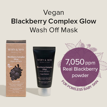 [Mary&May] Blackberry Complex Glow Wash off Pack 30ml