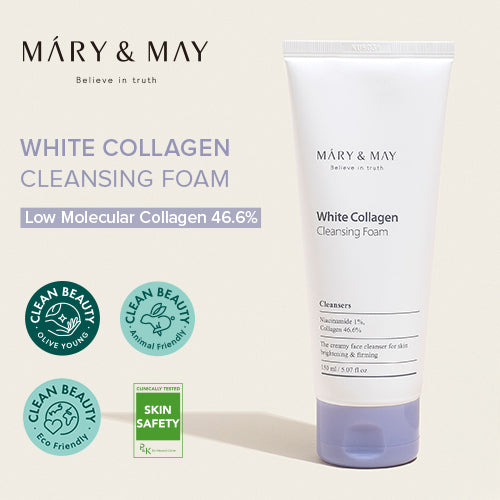[Mary&May] White Collagen Cleansing Foam 150ml