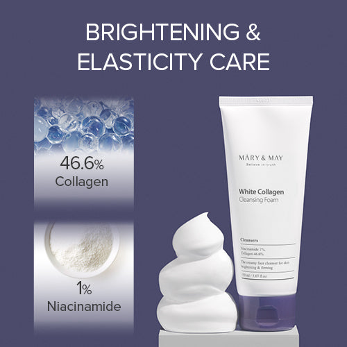 [Mary&May] White Collagen Cleansing Foam 150ml
