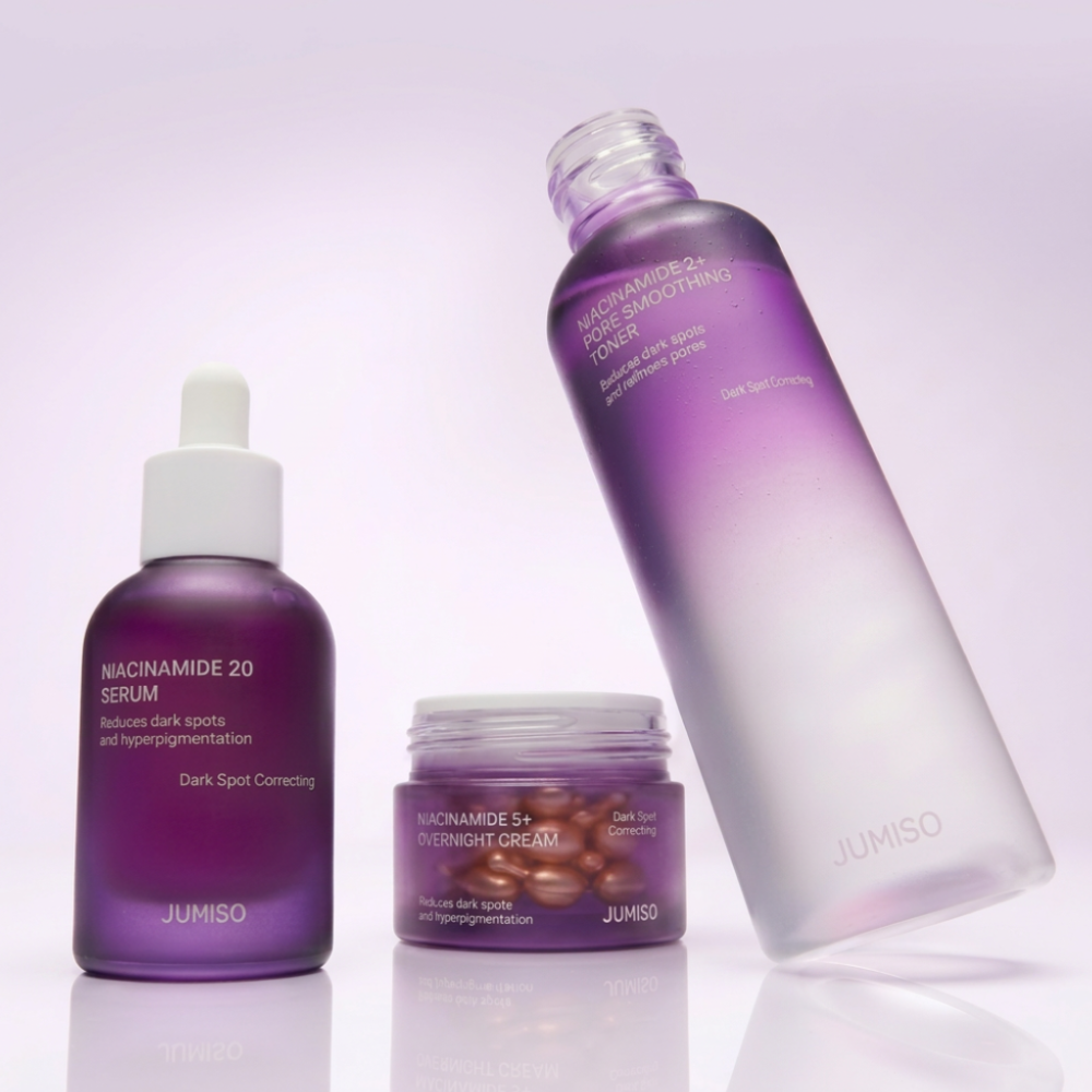 *Special Price* MOIDA SET [Jumiso] Brightening Routine Set: Niacinamide20 Serum + Toner + Night Cream