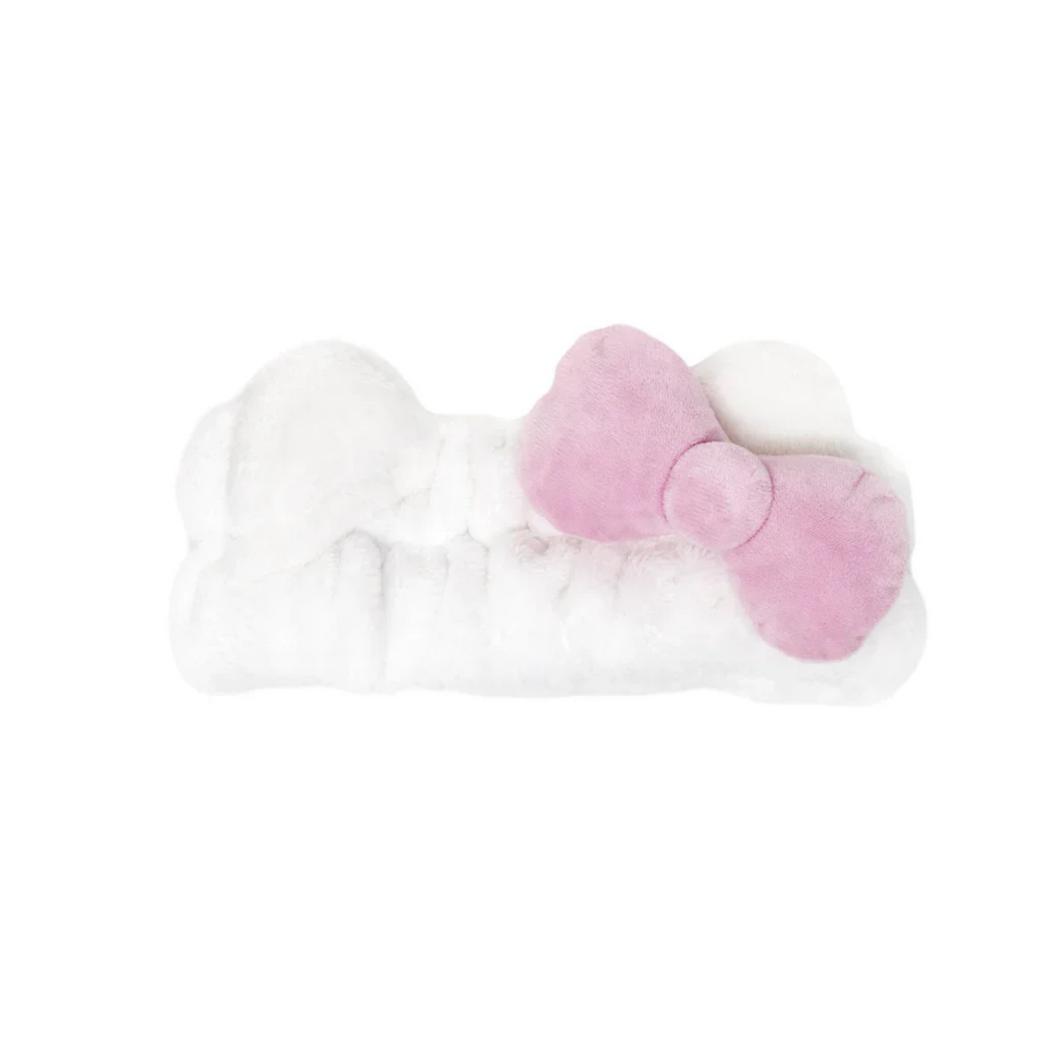 [The Crème Shop] Hello Kitty Plush Spa Headband with Bow