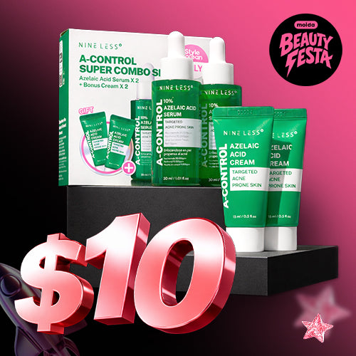 *Flash Deal* Exclusive Set [NINELESS] Azelaic Acid Serum Duo Set (Free Gift : Azelaic Acid Cream 15ml * 2ea)