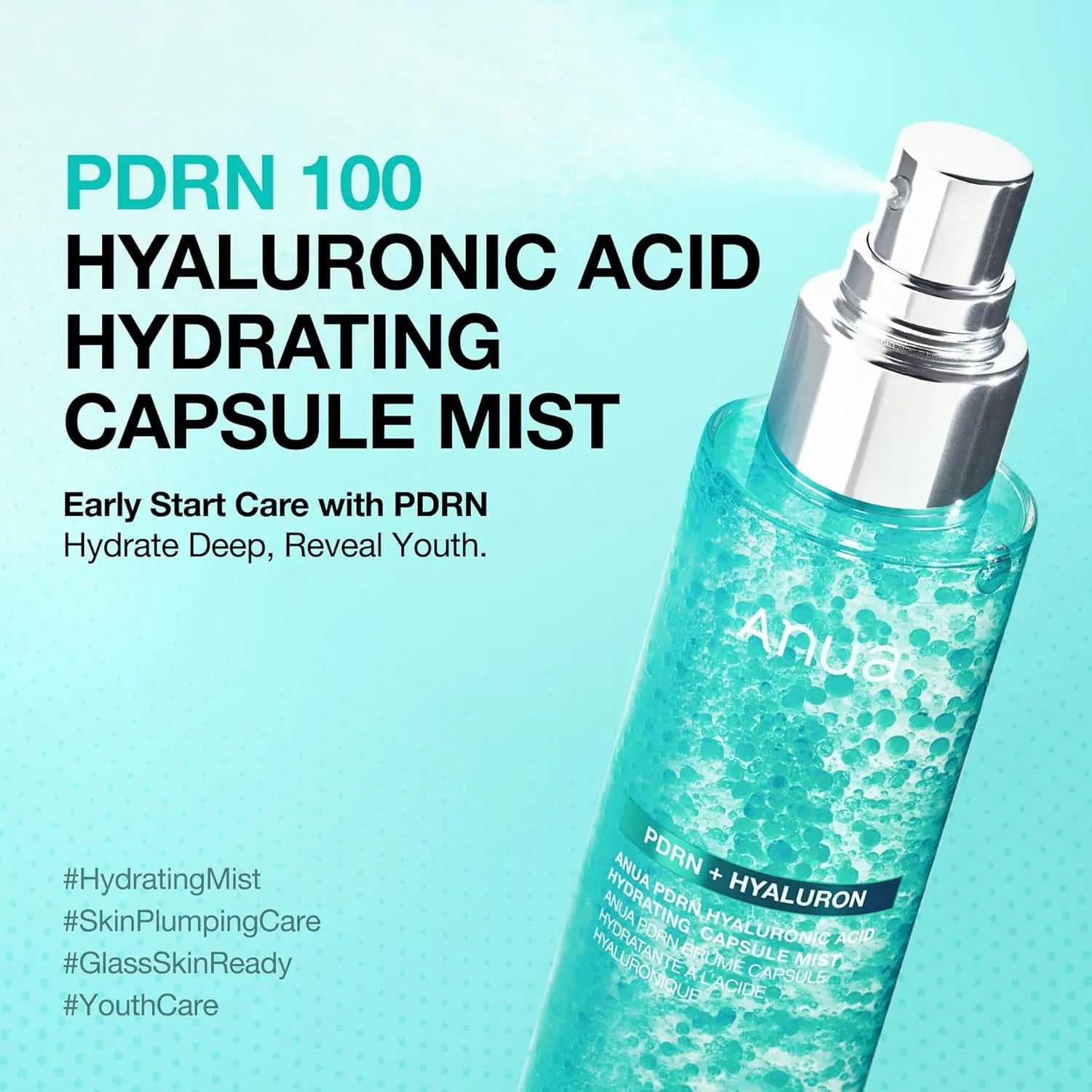 [Anua] PDRN Hyaluronic Acid Hydrating Capsule Mist 100ml
