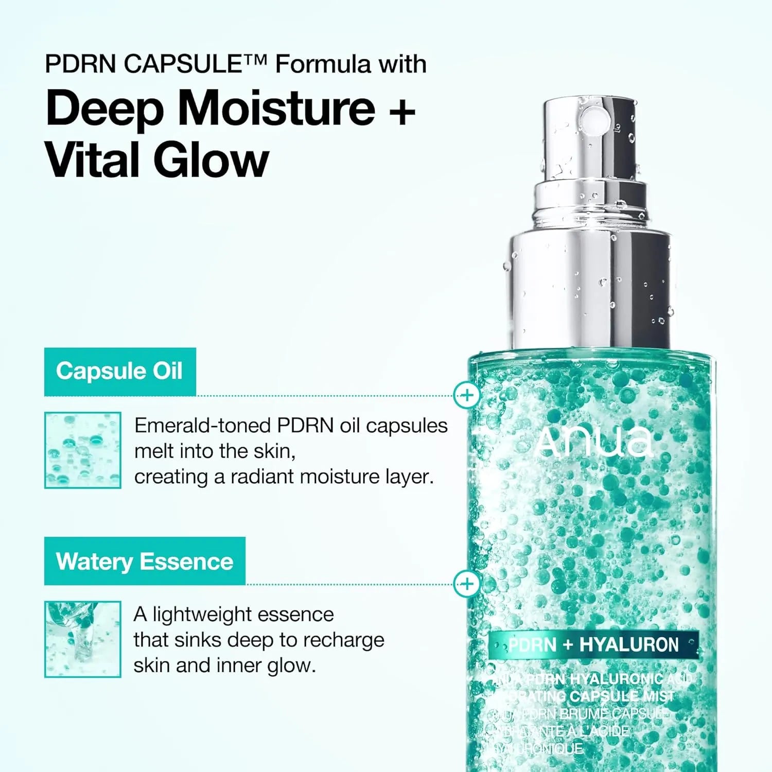 [Anua] PDRN Hyaluronic Acid Hydrating Capsule Mist 100ml