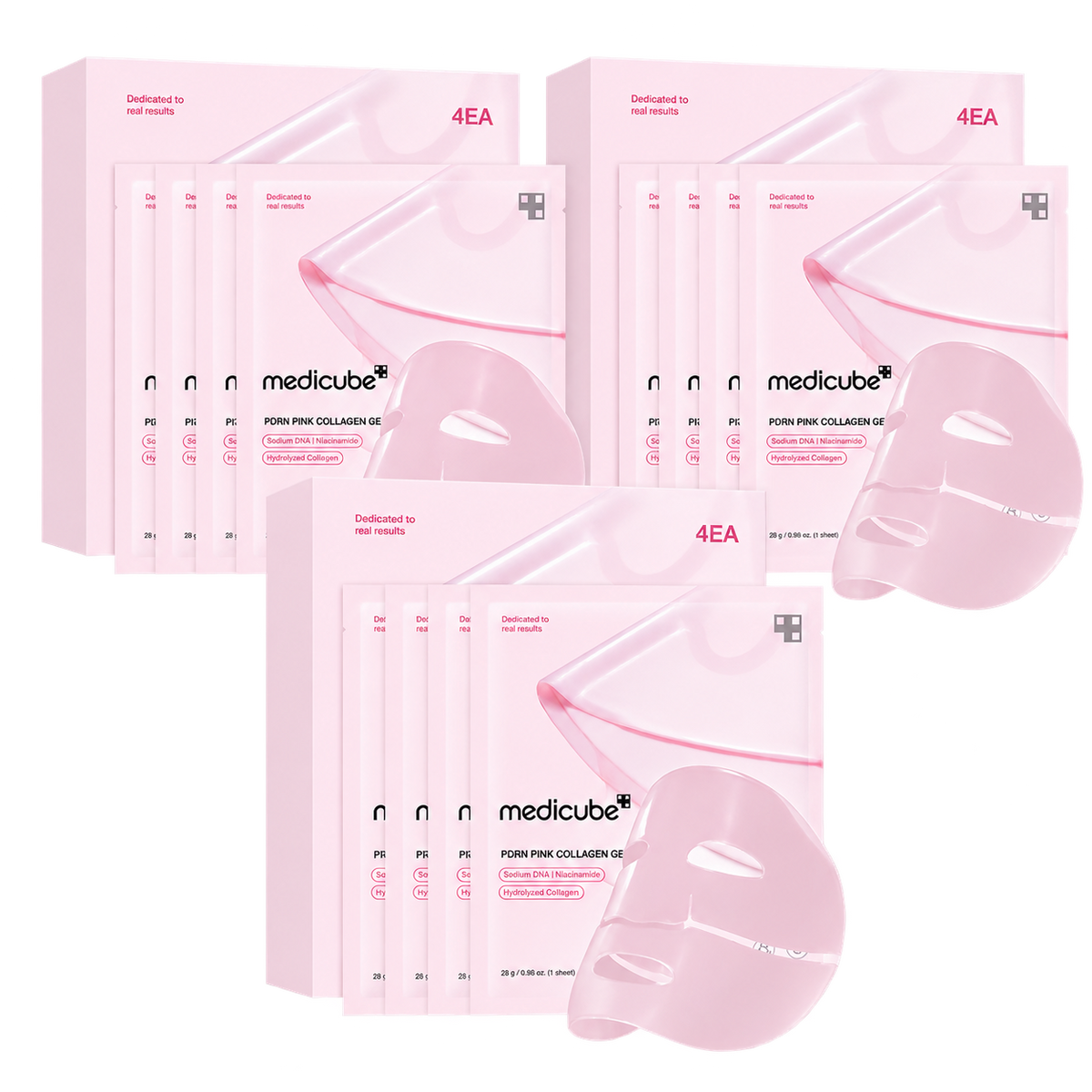 🎁HALLOWEEN-ONLY [Medicube] Glow Duo Treat Set: 12 Gel Masks + Booster Pro (4 items included)