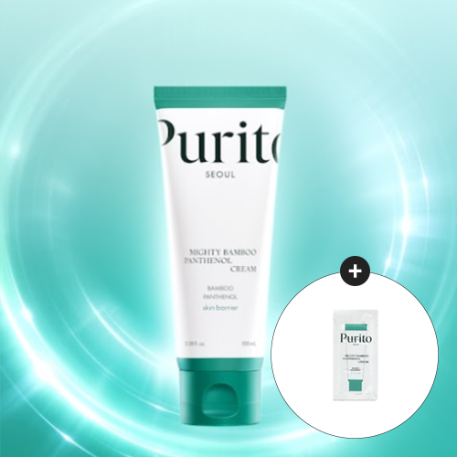 [Purito Seoul] Mighty Bamboo Panthenol Cream 100ml + Free Gift