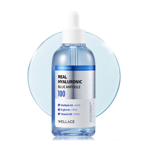[WELLAGE] Real Hyaluronic Blue 100 Ampoule 60ml