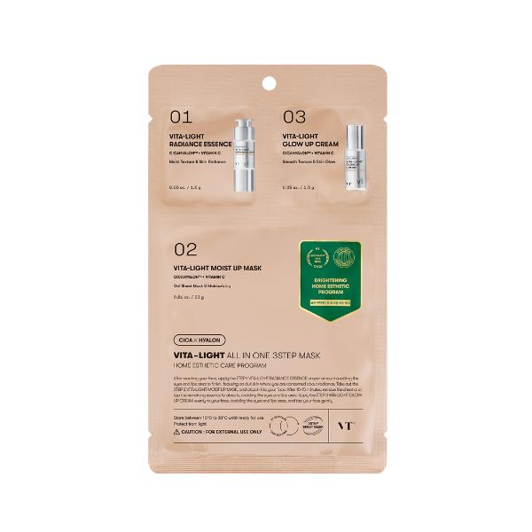 [VT Cosmetics] Reedle Shot Vita-Light All-in-One 3-Step Mask