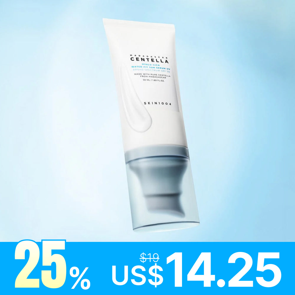 [SKIN1004] Madagascar Centella Hyalu-Cica Water-Fit Sun Serum UV 50ml + FREE GIFT