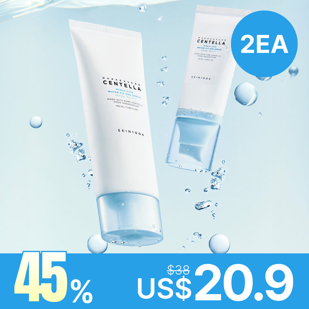 *Special Price* 2EA [SKIN1004] Madagascar Centella Hyalu-Cica Water-Fit Sun Serum UV 50ml Double Pack (2ea)