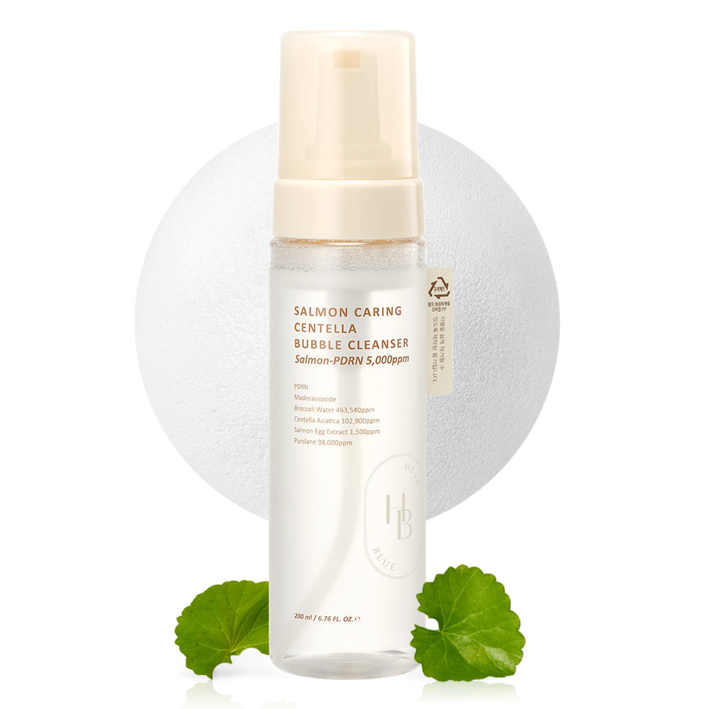 [HEVEBLUE] Salmon Caring Centella Bubble Cleanser 200ml