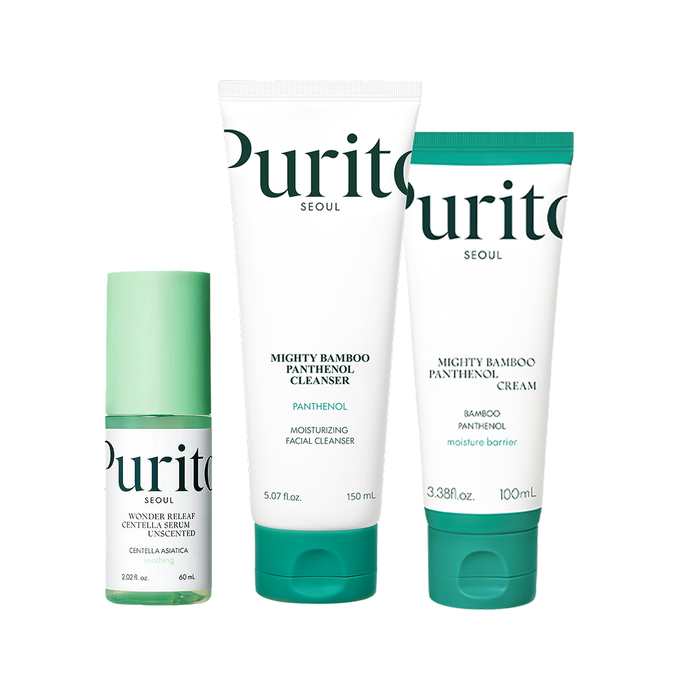 MOIDA BOX [Purito Seoul] Panthenol & Centella Repair Box (Cleansing Foam + Serum + Cream) *Special Price*