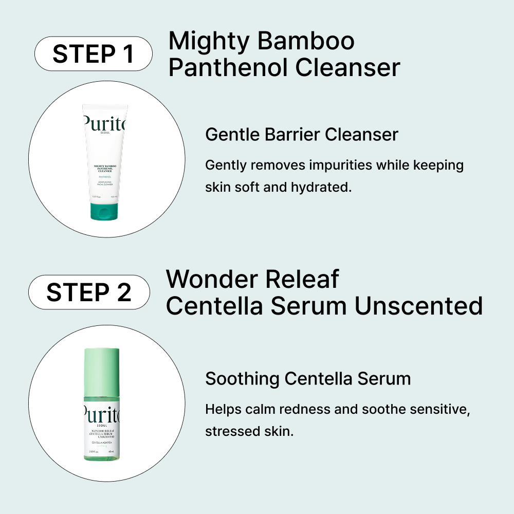 MOIDA BOX [Purito Seoul] Panthenol & Centella Repair Box (Cleansing Foam + Serum + Cream) *Special Price*