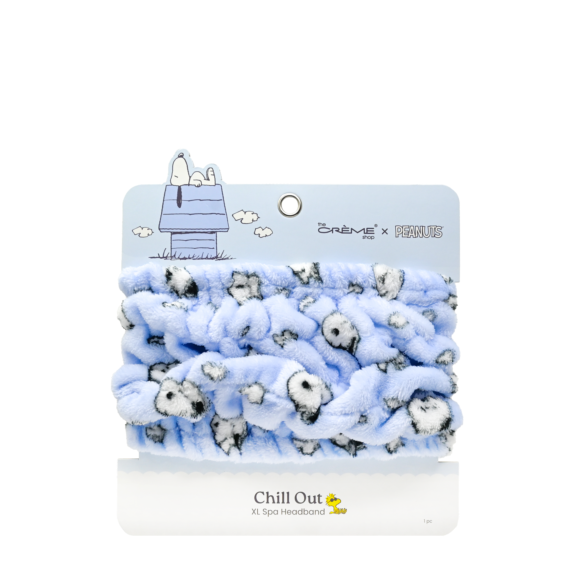 [The Crème Shop] Peanuts XL Plush Headband #Chill Out
