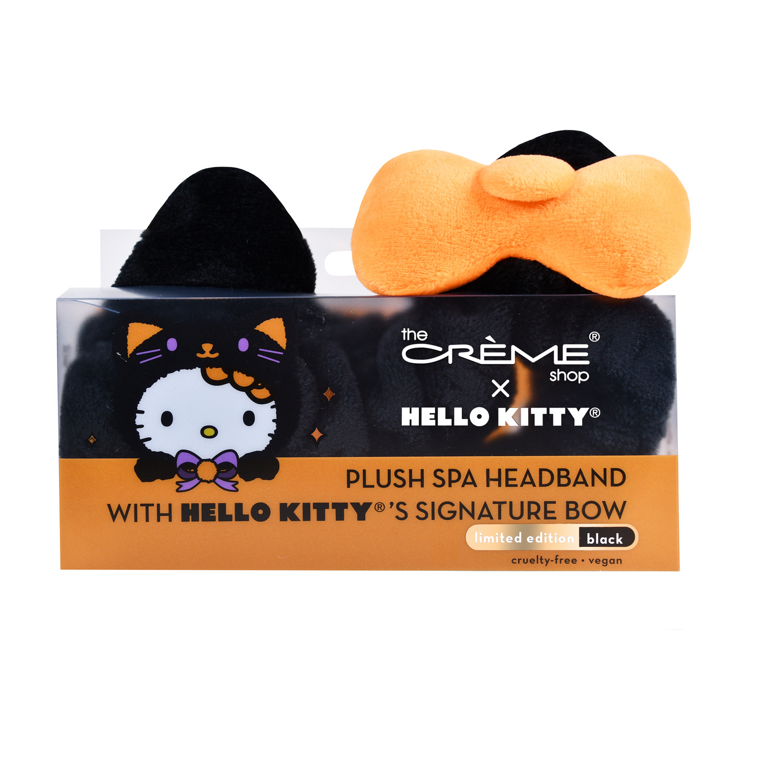 [The Crème Shop] Hello Kitty Plush Spa Headband with Bow 