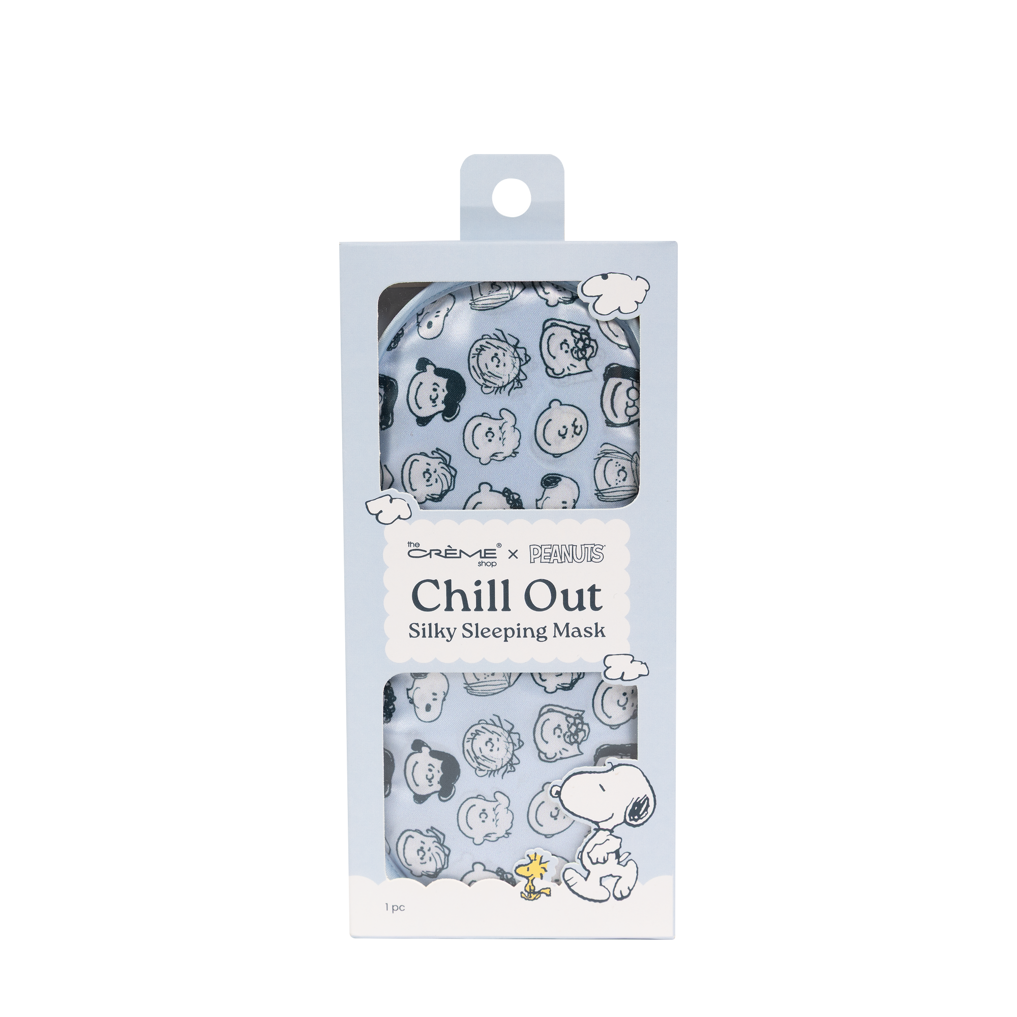 [The Crème Shop] Peanuts Silky Sleep Mask #Chill Out