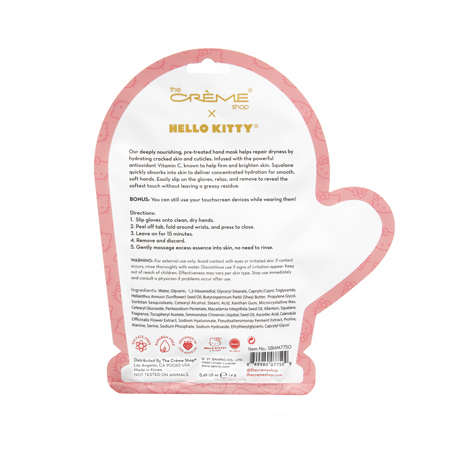 [The Crème Shop] Hello Kitty Hand Mask 