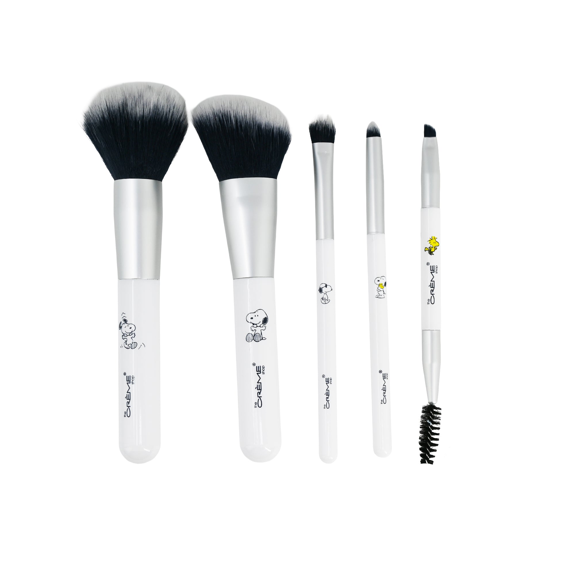 [The Crème Shop] Peanuts Mini Travel Brush Set #Chill Out (6PC)