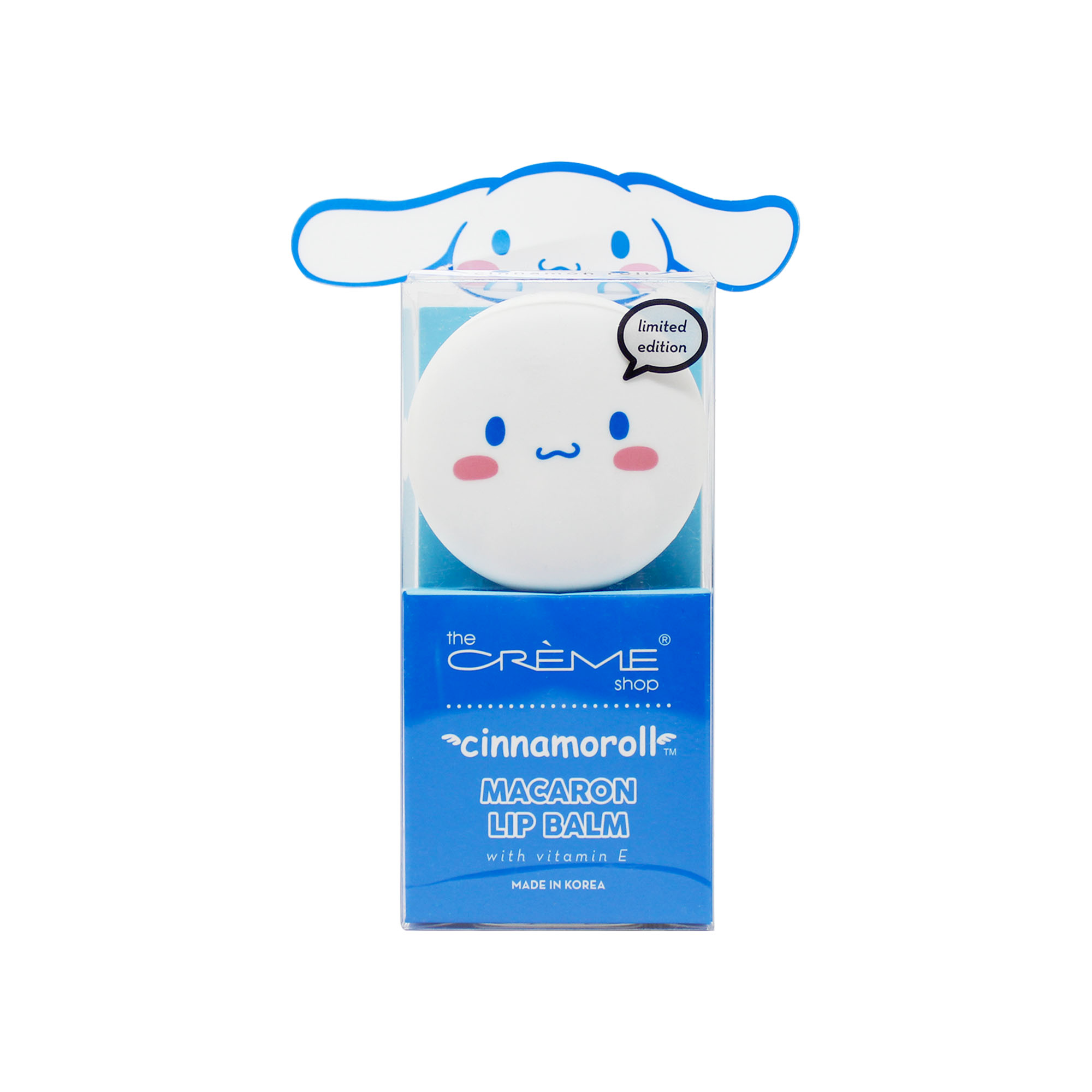 [The Crème Shop] Cinnamoroll Macaron Lip Balm #Moisture Remedy