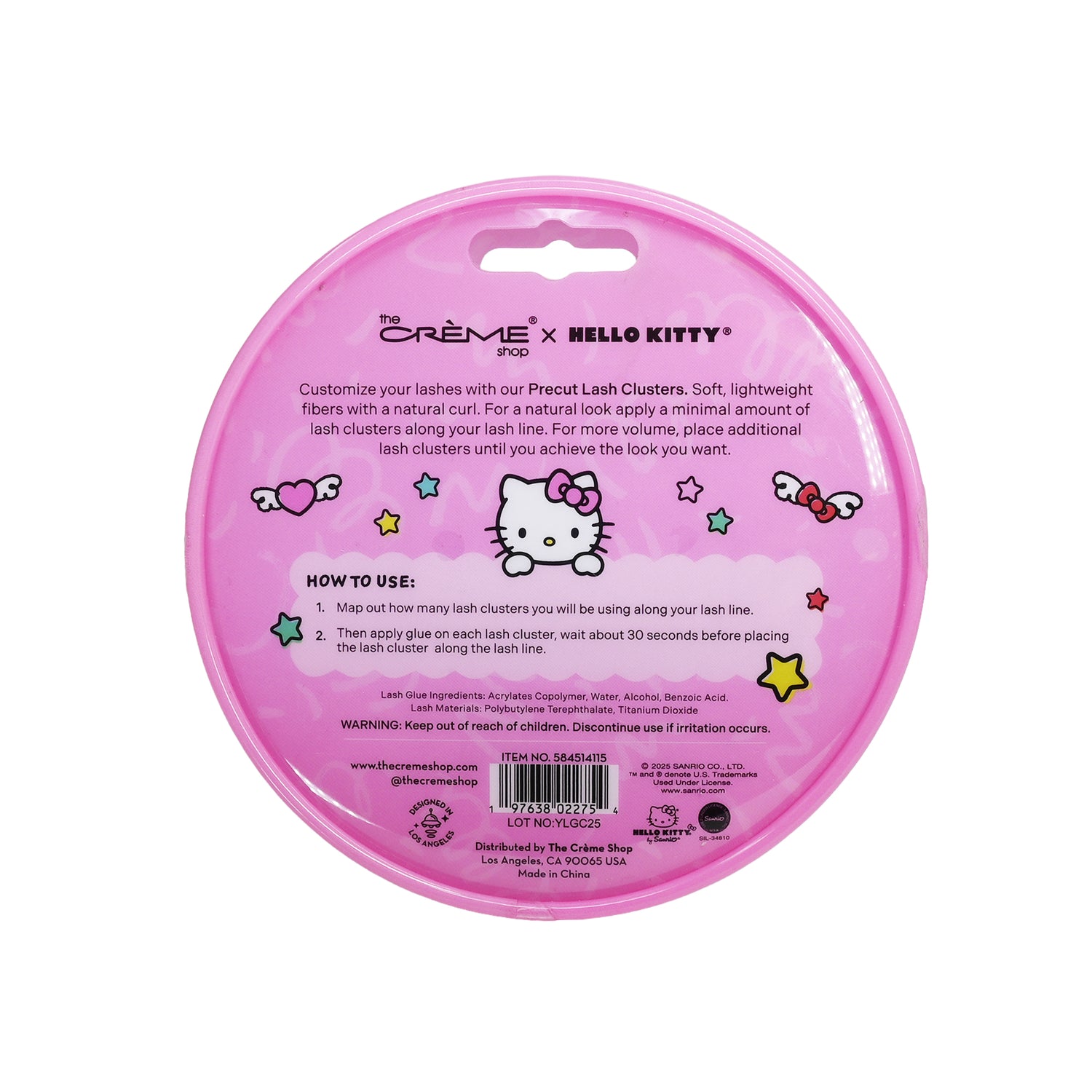 [The Crème Shop] Hello Kitty Pre-cut Lash Clusters + Glue