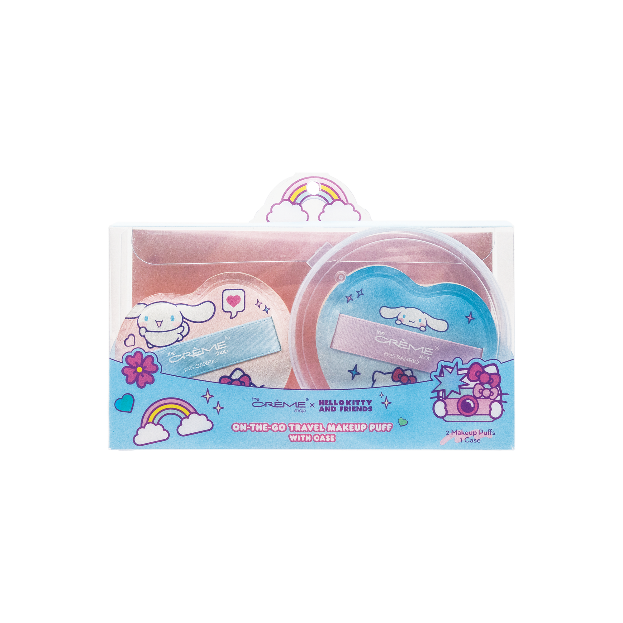 [The Crème Shop] Hello Kitty Makeup Puff Duo with Case