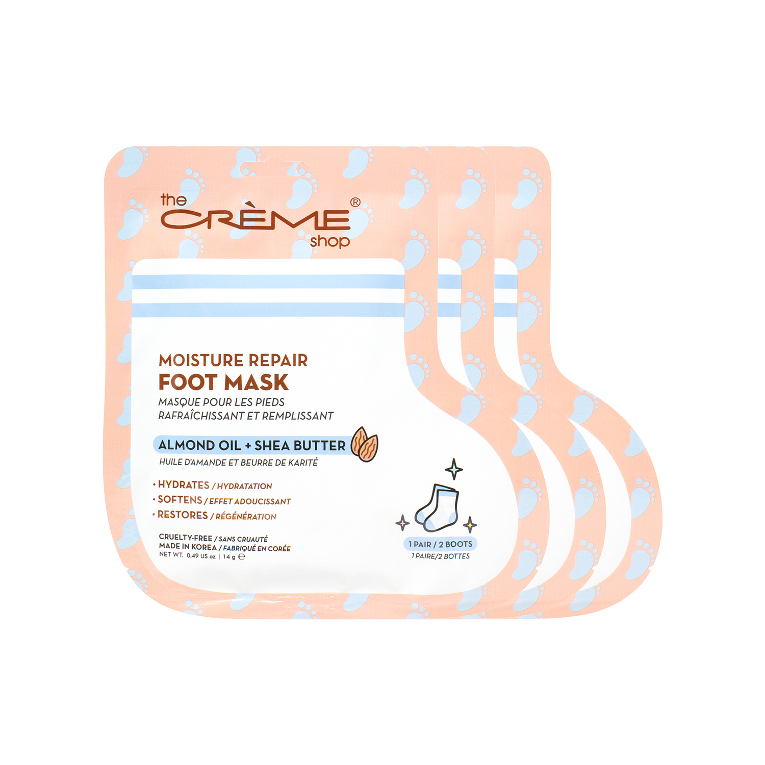 [The Crème Shop] Moisture Foot Mask 