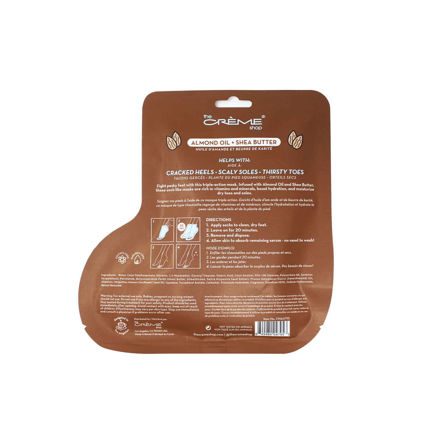 [The Crème Shop] Moisture Foot Mask 