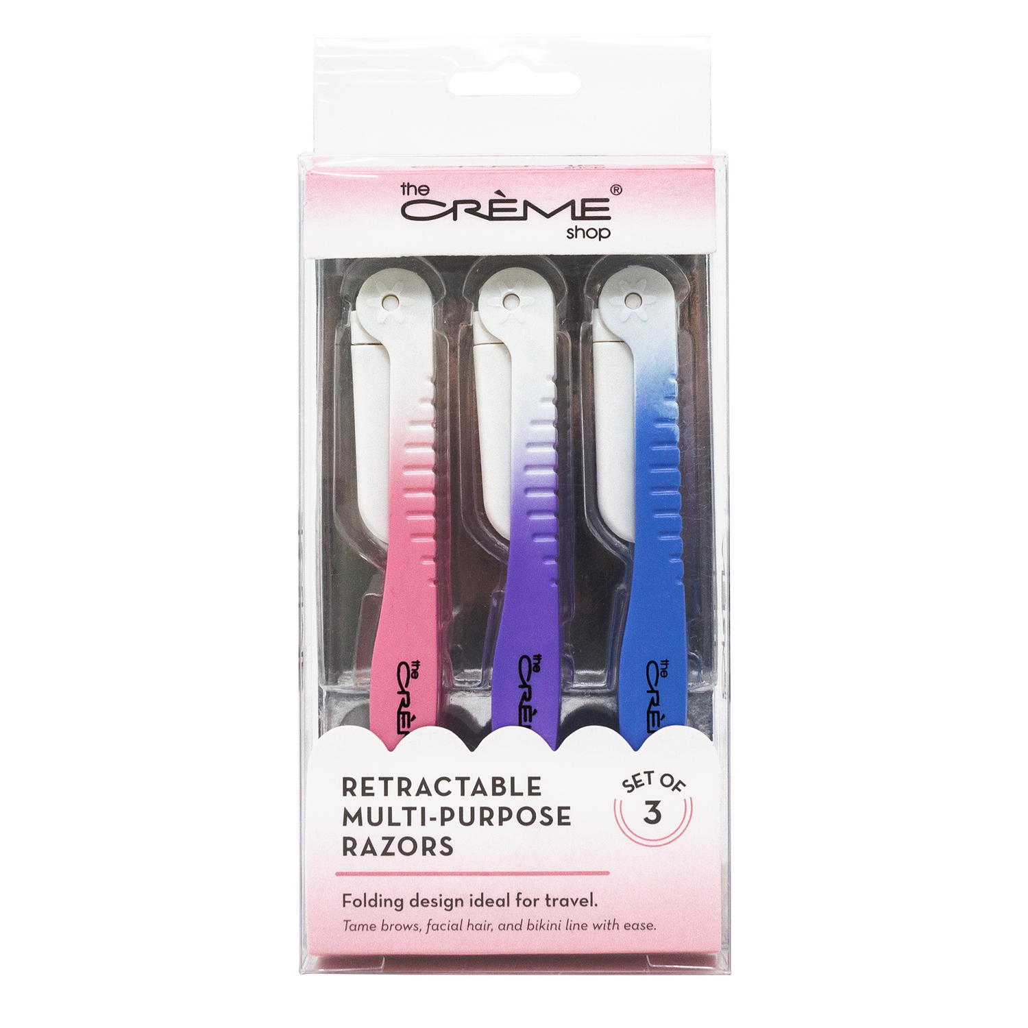 [The Crème Shop] Retractable Multi-purpose Razors (3ea)