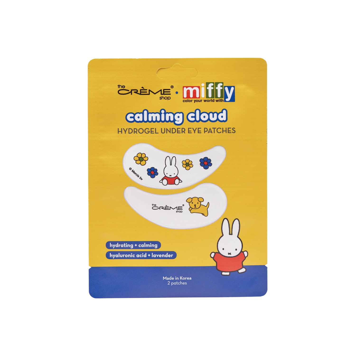 [The Crème Shop] Miffy Calming Cloud Hydrogel Under Eye Patches