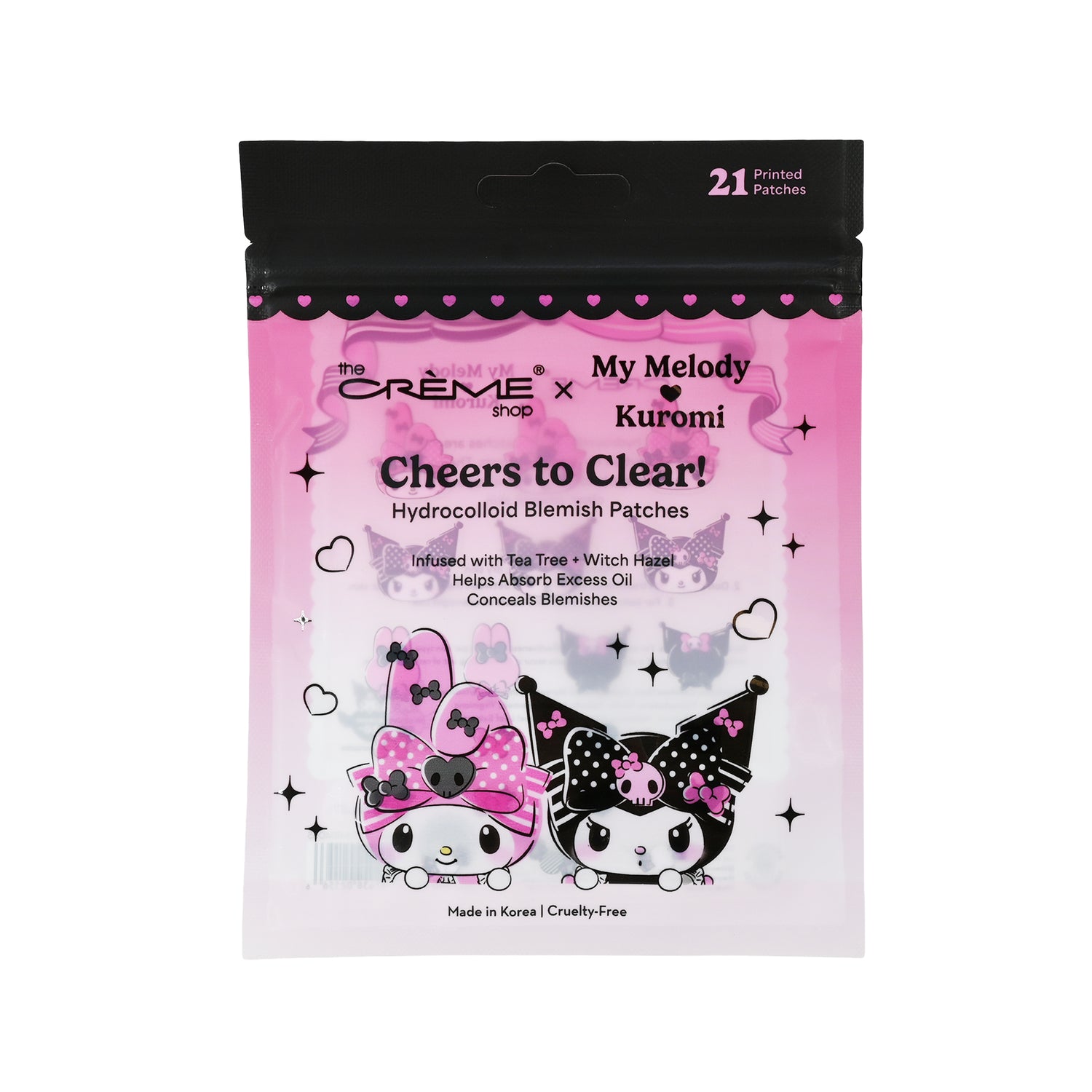 [The Crème Shop] My Melody & Kuromi Hydrocolloid Blemish Patches 