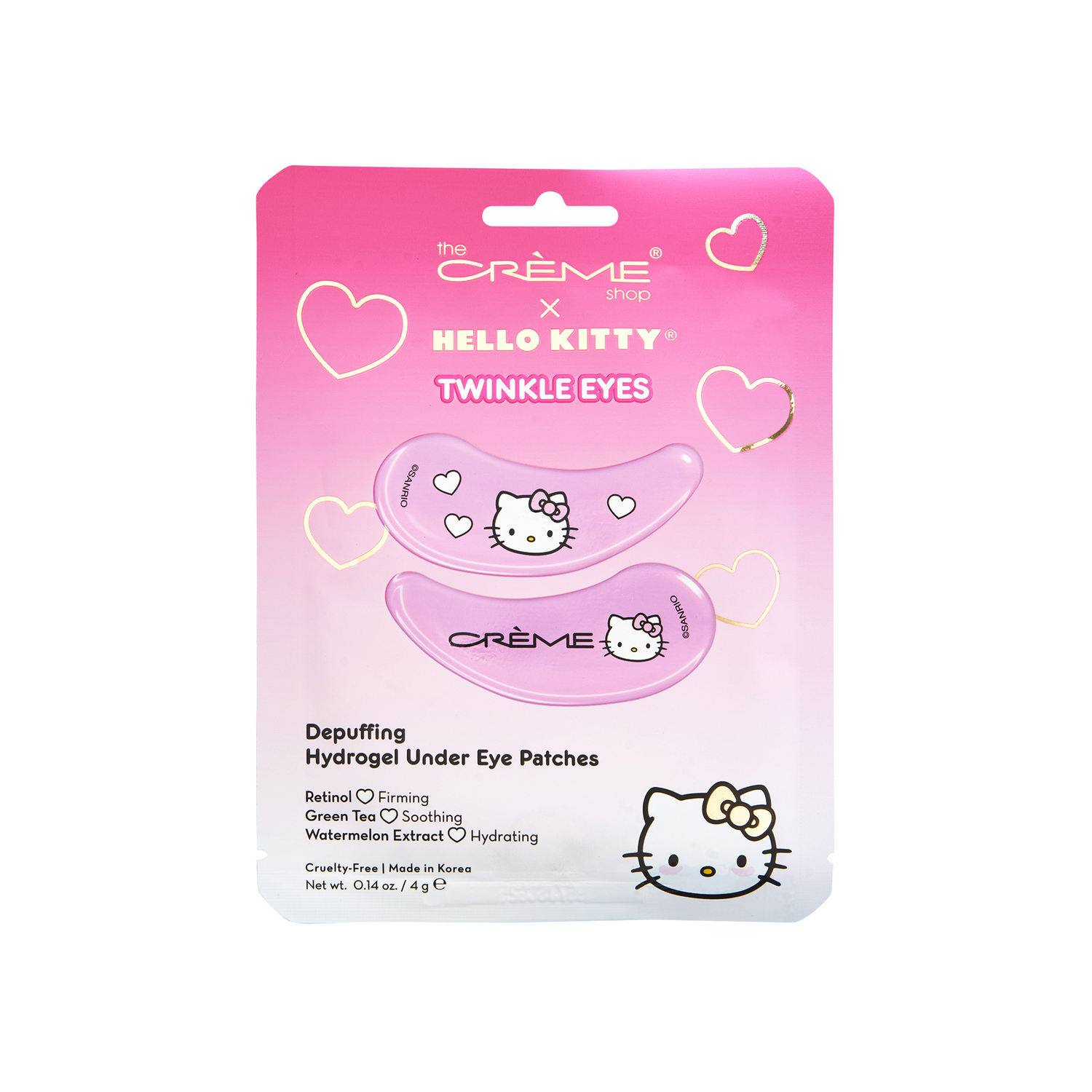 [The Crème Shop] Hello Kitty Twinkle Hydrogel Under Eye Patches