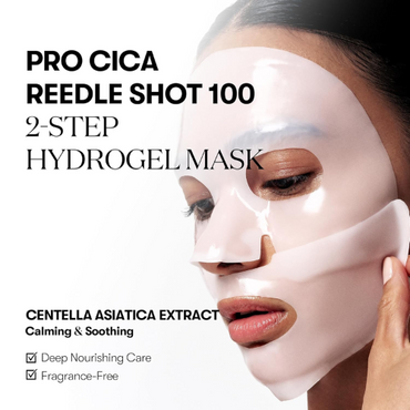 [VT Cosmetics] Pro Cica Reedle Shot 100 2Step Hydrogel Mask (1ea)
