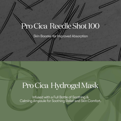 [VT Cosmetics] Pro Cica Reedle Shot 100 2Step Hydrogel Mask (1ea)