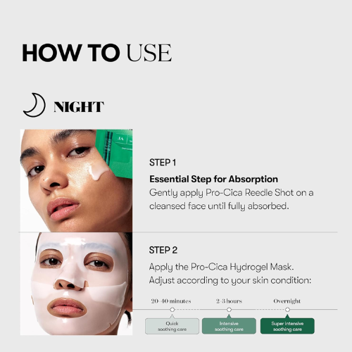 [VT Cosmetics] Pro Cica Reedle Shot 100 2Step Hydrogel Mask (1ea)