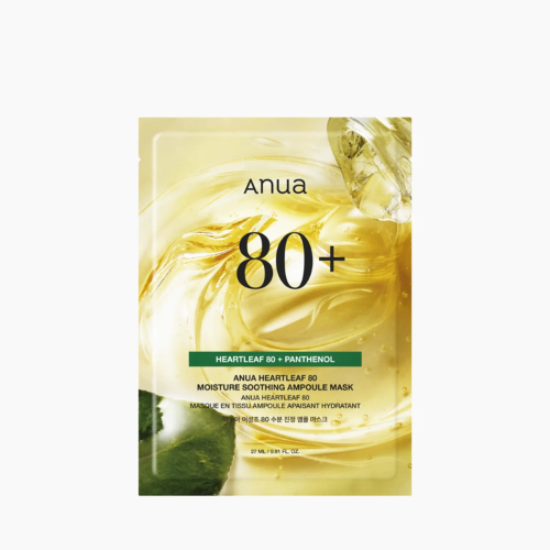 [Anua] *renew* Heartleaf 80 Moisture Soothing Ampoule Mask (1ea)