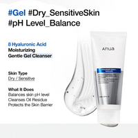 [Anua] 8 Hyaluronic Acid Moisturizing Gentle Gel Cleanser