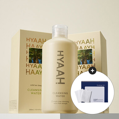 [HYAAH] Mild But Deep Cleansing Water 300ml + Free Gift