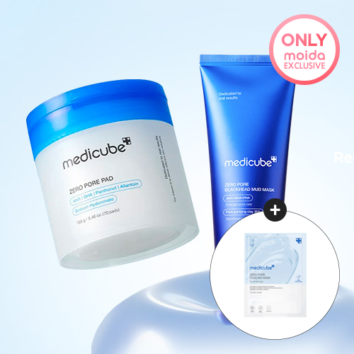 SET [Medicube] Pore Care Set / Pore Pad +  Mud Mask + Free Gift (Mask)