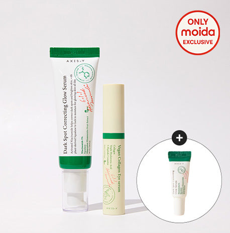 *MOIDA SET* [AXIS-Y] Collagen & Glow Serum Set + Free Gift