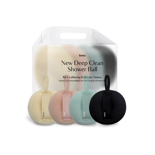[hetras] New Deep Clean Shower Ball (4ea)