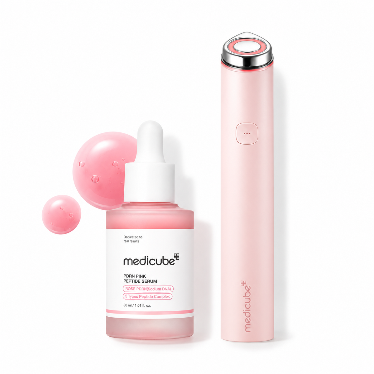 MOIDA SET [Medicube] Mini Glow Spa Set (AGE-R Booster Pro Mini Plis + PDRN Serum)  *Special Price*