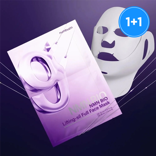 *1+1*[Numbuzin] No.9 NAD Bio Lifting Full Cover Facial Mask (4ea*2)