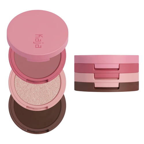 [Kaja] Play Bento - blush, highlighter, and bronzer trios (5 types)