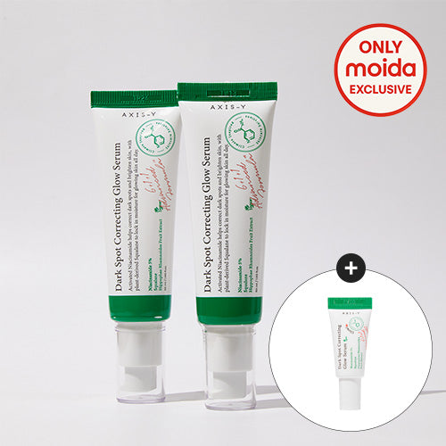 *MOIDA SET* [AXIS-Y] Dark Spot Correcting Glow Serum Double Pack + FREE GIFT