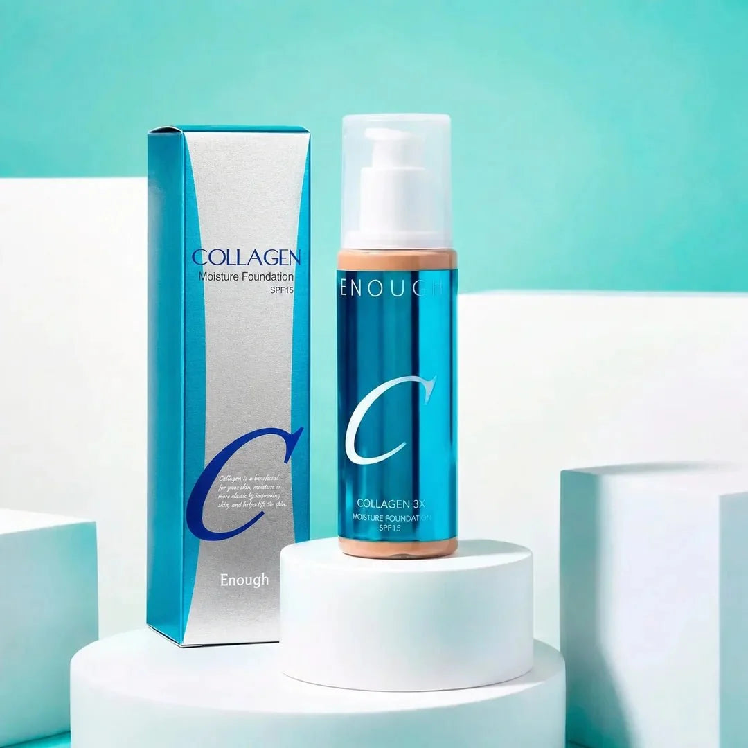 [ENOUGH] Collagen 3X Moisture Foundation SPF 15 100ml (3 colors)