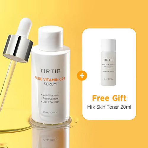 [TIRTIR] Pure Vitamin C 24% Serum 30ml + Free Gift(Milk Skin Toner 20ml)