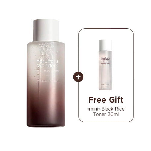 [haruharu wonder] Black Rice Hyaluronic Toner 150ml + FREE GIFT